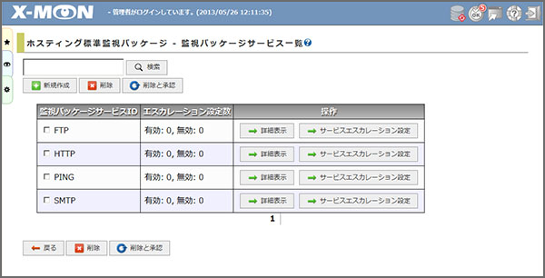 監視パッケージ